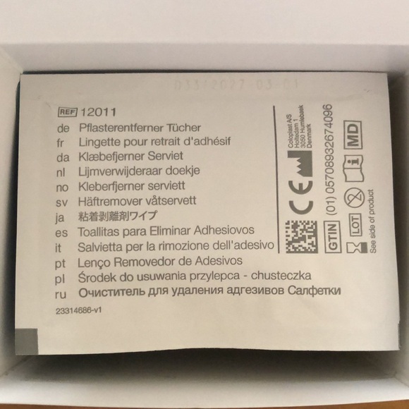 Coloplast Brava Adhesive Remover Wipes - Picture 5 of 5